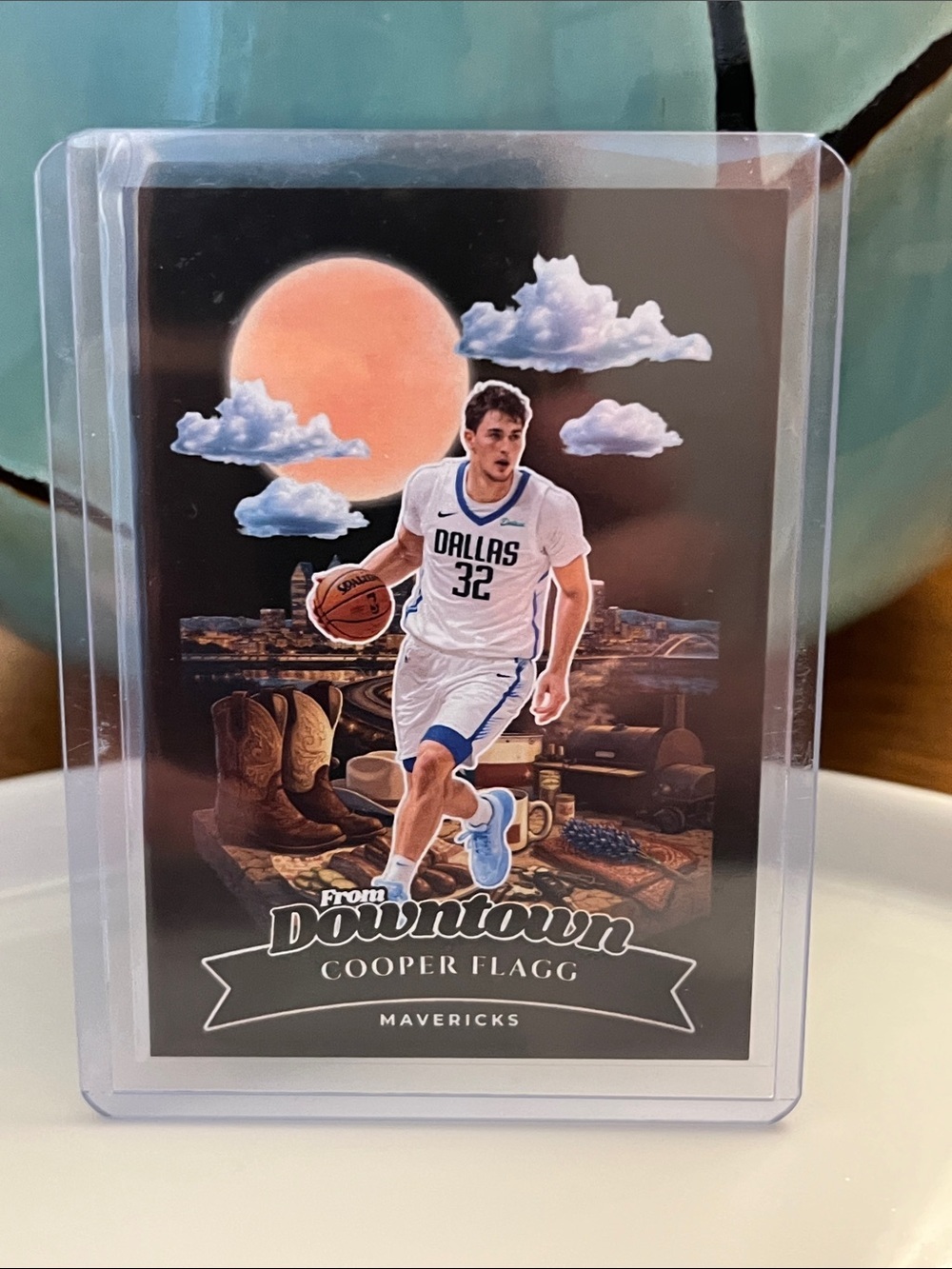 Custom Blast From Downtown Cooper Flagg #09B Mavericks Insert NBA Basketball Car